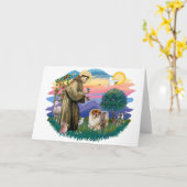 Chow Chow (B) Karte (Gelbe Blume)