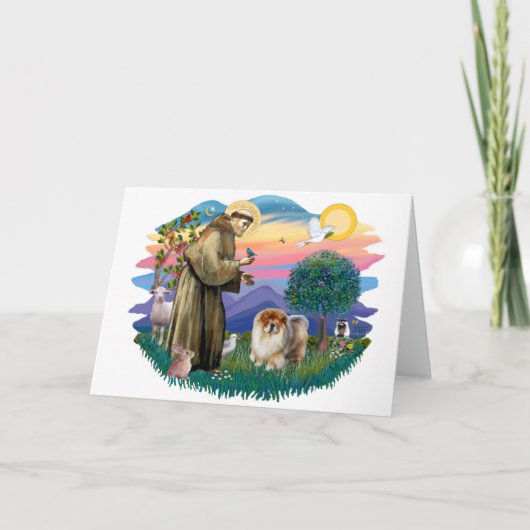 Chow Chow (B) Karte (Vorderseite)