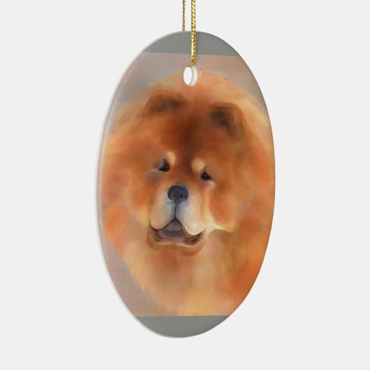 Chow Chow Beauty Ornament oder Anhänger (Rechts)