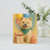 Chow Chow Birthday (Stehend Vorderseite)
