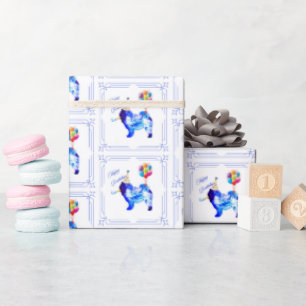 Chow Chow Birthday Geschenkpapier