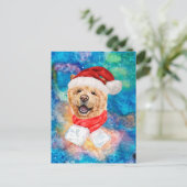 Chow Chow Breed Hund Weihnachten (Stehend Vorderseite)