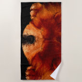 Chow Chow bta Strandtuch (Vorderseite)