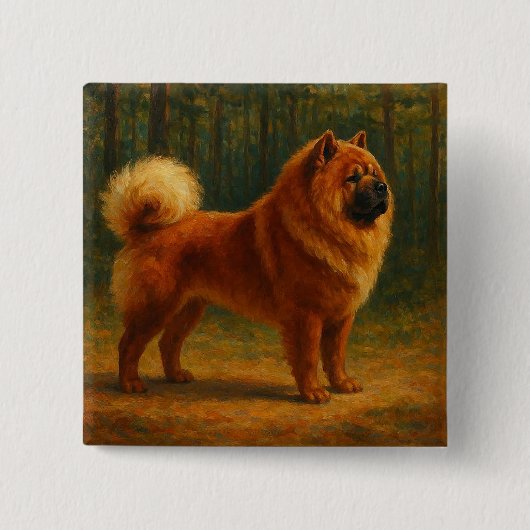 Chow Chow Button (Vorderseite)