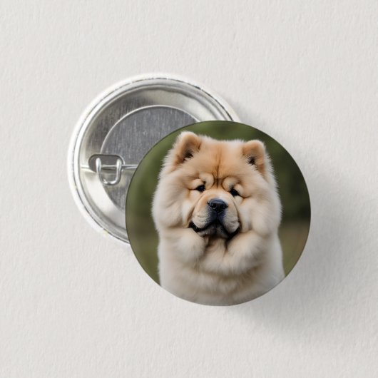 Chow Chow Button (Vorne & Hinten)