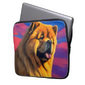 Chow Chow Cainting Laptopschutzhülle (Vorderseite Links)