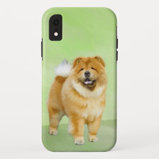 Chow Chow Cainting - Niedliche Original Hunde Art Case-Mate iPhone Hülle (Rückseite)