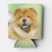 Chow Chow Cainting - Niedliche Original Hunde Art Dosenkühler (Vorderseite)