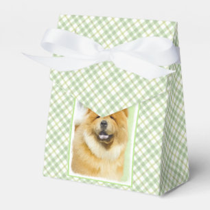Chow Chow Cainting - Niedliche Original Hunde Art Geschenkschachtel