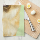 Chow Chow Cainting - Niedliche Original Hunde Art Geschirrtuch (Viertel Falte)