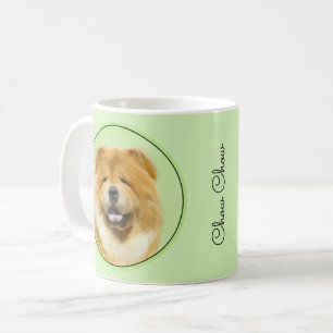 Chow Chow Cainting - Niedliche Original Hunde Art Kaffeetasse