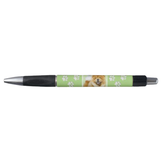 Chow Chow Cainting - Niedliche Original Hunde Art Kugelschreiber (Vorderseite)