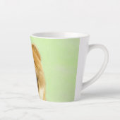 Chow Chow Cainting - Niedliche Original Hunde Art Milchtasse (Rechts)