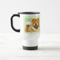 Chow Chow Cainting - Niedliche Original Hunde Art