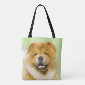 Chow Chow Cainting - Niedliche Original Hunde Art Tasche (Rückseite)
