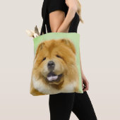 Chow Chow Cainting - Niedliche Original Hunde Art Tasche (Von Nahem)