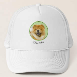 Chow Chow Cainting - Niedliche Original Hunde Art Truckerkappe