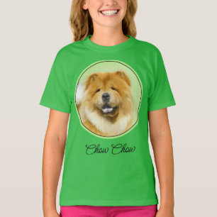 Chow Chow Cainting - Niedlicher Original Hunde Art T-Shirt