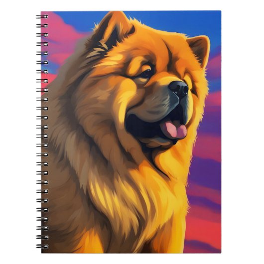 Chow Chow Cainting Notizblock (Vorderseite)