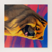 Chow Chow Cainting Puzzle (Horizontal)