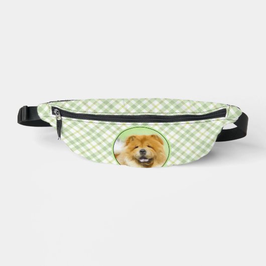 Chow Chow Cainting Red Rough Niedlich Original Dog Bauchtasche (Vorderseite)