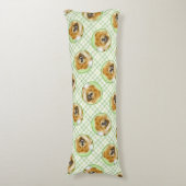 Chow Chow Cainting Red Rough Niedlich Original Dog Seitenschläferkissen (Vorderseite Vertikal)