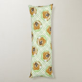 Chow Chow Cainting Red Rough Niedlich Original Dog Seitenschläferkissen (Rückseite (Vertikal))