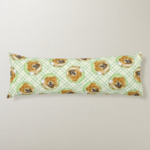 Chow Chow Cainting Red Rough Niedlich Original Dog Seitenschläferkissen