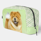Chow Chow Cainting Red Rough Niedlich Original Dog Waschbeutel (Rechte Ecke)