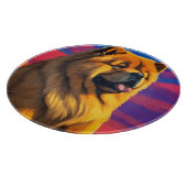 Chow Chow Cainting Schneidebrett (Ecke)