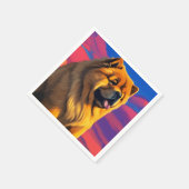 Chow Chow Cainting Serviette (Ecke)