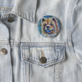 Chow Chow Chow Abstrakt Button (Beispiel)