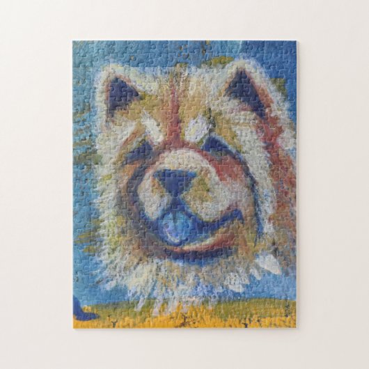 Chow Chow Chow Abstrakt Puzzle (Vertikal)