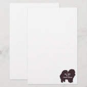 Chow Chow Chow-BESTE FREUNDIN Briefpapier (Vorne/Hinten)