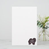 Chow Chow Chow-BESTE FREUNDIN Briefpapier (Stehend Vorderseite)