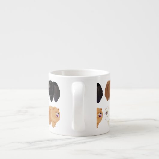Chow-Chow Chow-Chow Espresso-Tasse Espressotasse (Rückseite)