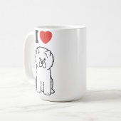 Chow-Chow Chow-Chow HundeCartoon Kaffeetasse (Vorderseite Links)