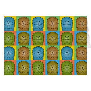 Chow-Chow Chow-Chow HundeCartoon Pop-Kunst