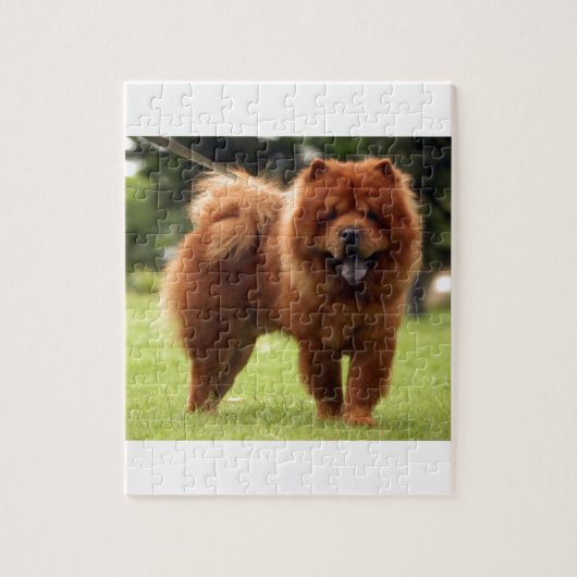 Chow-Chow Chow-Chow HundePosen Puzzle (Vertikal)