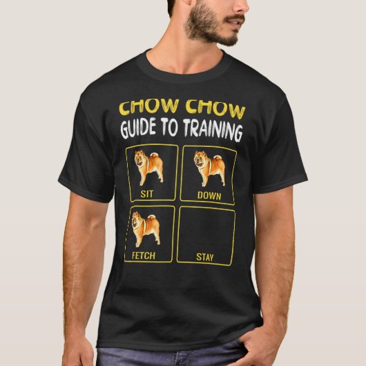 Chow Chow Chow Guide to training doof Obedience T-Shirt (Vorderseite)