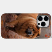 Chow Chow Chow im Herbst Leaves Inspiriert Case-Mate iPhone Hülle (Rückseite (Horizontal))