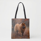 Chow Chow Chow im Herbst Leaves Inspiriert Tasche (Vorderseite)