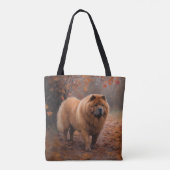 Chow Chow Chow im Herbst Leaves Inspiriert Tasche (Rückseite)