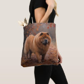 Chow Chow Chow im Herbst Leaves Inspiriert Tasche (Von Nahem)