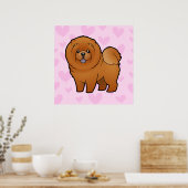 Chow Chow Chow-Liebe Poster (Küche)