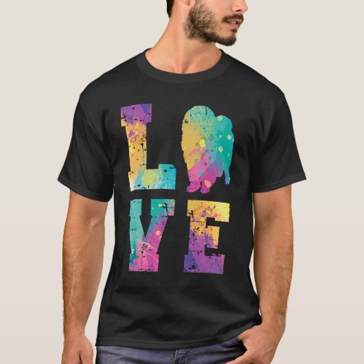 Chow Chow Chow-Liebe T-Shirt (Vorderseite)