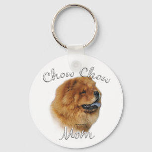 Chow Chow Chow-Mama Schlüsselanhänger