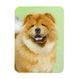 Chow Chow Chow Painting - Niedliche Original Hund  Magnet