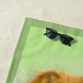 Chow Chow Chow Painting - Niedliche Original Hund Strandtuch (Beispiel)