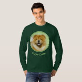 Chow Chow Chow Painting - Niedliche Original Hund  T-Shirt (Vorne ganz)